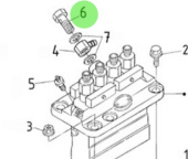 Nanni Diesel 970313671 - Fuel Tube Assembly for Fuel Filter
