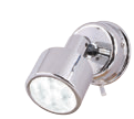 Hella Marine 2JA 980 770-301 - Ponui White Light LED Reading Lamps with Switch 24V Bright Chrome Brass
