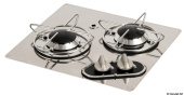 Osculati 50.103.44 - Two-Burner Cooktop 350 x 320 mm