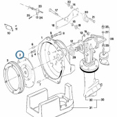 Vetus STM6219 - Flange for Saildrive