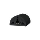 Tessilmare Bino 65 PVC Fender Profile - 65mm - 24m - Black