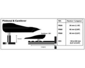 Simrad Cantilever Bracket 135-240mm