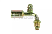 Webasto 6280106FG098A - Crimp Fitting Male 5/16 Inch 90 Degrees O-Ring Valve 5/8 Inch 18unf 2B (Previous: 80106FG098)