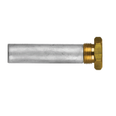 Tecnoseal 02170T - Hyundai Seasall Pencil Anode Ø17 L.60 Complete With Brass Plug M20x1,5