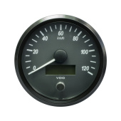 VDO A2C3832860010 - 10 Pieces VDO SingleViu Speedometer 120 Km/h Black 100mm