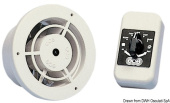 Osculati 53.421.17 - Reversible electric fan (ventilation or air intake)