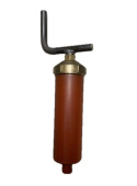 Blokland Grease Press, Narrow at Bottom, 195 x Ø60, 3/8" Under, ½ Ltr