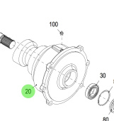 Steyr 2178817-0 - Adapter Housing for Volvo Stern Drive on Steyr Engines