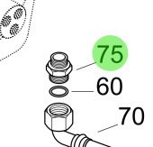 Steyr 2178963-0 - Threaded Socket Pipe Union Adaptor DIN 3901-L18B