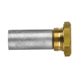 Tecnoseal 02300T - Baudouin Pencil Anode Ø 20 L.45 Complete With Brass Plug Th. 24X1,5