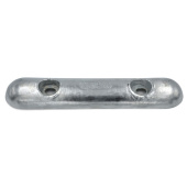 E. Polipodio ZX038 Zinc Anode for Fairline & Sunseeker Hulls and Transoms 447x90x40 mm, 7 kg
