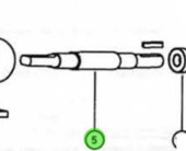 Jabsco 18753-0207 - Shaft for 30530 and 30570 Models