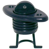 Nuova Rade 95781 - Drain Socket W/Captive Plug, Oval 60x30mm, White