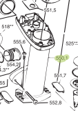 RM69 RM550.1 Sea Lock Bare Pump Housing