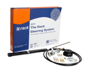 SeaStar SS14124 - 'Back Mount Rack' Steering System With Helm + Cable 24' + Bezel