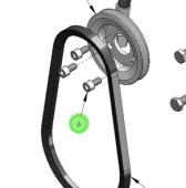 Alamarin Jet R01080162 - M8 Hex Socket Head Screw for Jet-230, Jet-245, Jet-288 and Jet-340 Water Jets