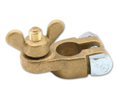 Ripca Battery Clamp Bronze Cable 10-50mm² Wing Nut M8 Minus