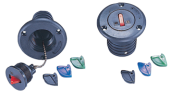 Allpa Nylon Deck Entrie With 4 Color-Coded Keys & 6 Name Plates, Hose Connection Ø38mm
