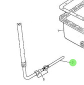 Nanni Diesel 970307966 - Oil Drain Pipe for 3.75HE Engines