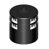Lopolight 201-011KLST-B - Navigation Light 3NM 225° White, Masthead, Double, Black Anodized