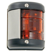 Euromarine Navigation Light 76mm Black - Port Red