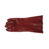 Red PVC Glove Size 10