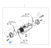 Vetus 08-00094 - Connector for Fuel Pump D2009