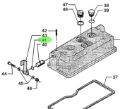 Bukh 560F0009 - O-Ring for DV24RME, DV29RME, DV32, DV36, and DV48 Engines
