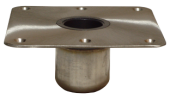 Allpa Spring-Lock Serie, Stainless Steel Base 7"X7" (178x178mm), Satin Finished
