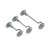 Foresti & Suardi 201B.C - Cabin Hook Double Hinge Chrome 80mm