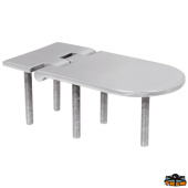 Trem M3565327 - AISI 316 Stainless Steel Hinges Thickness 4 mm - 127x65 mm With Pins Reversed Model