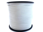 English Braids 22250030000 Trim Line 2.5 mm White 30 m