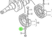 Nanni Diesel 970141540 - Bearing Case Washer N02 for 2.40HE Engines