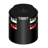 Lopolight 201-014+012-B-CD - Navigation Light 2NM 360° Red+White, Black W/Conn & Alu-Base CD