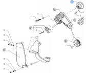 Vetus VFP01139 - Pulley Support