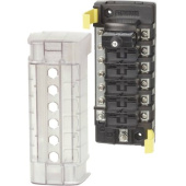 Blue Sea ST CLB 6-Circuit Circuit Breaker Block With Negative Bus (Bulk)