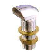 Allpa Chromed Brass Scupper, 1/2"