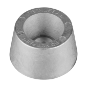 Tecnoseal 03503AL Aluminium Vetus-Type Conical Plate Sacrificial Anode Ø79x45 mm