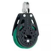 Harken 2135.GREEN - 57C 1-Sheave Ratchet Block Green