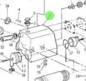 Nanni Diesel 970307012 - Heat Exchanger Housing for 2.40HE 2.45HE 2.50HE Engines