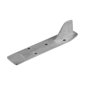 Tecnoseal 2500010 Selva Zinc Trim Tab Anode 6-15HP 144 mm