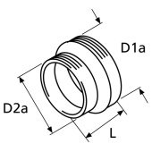 Webasto 1320127A - Reducing Adapter 60/55