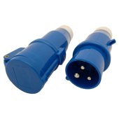 Allpa Euro Power Plug & Connector Male, 230v, 3-Pole