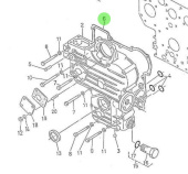 Nanni Diesel 970490205 - Timing Gear Case Gasket for HE Series Engines