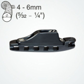 Clamcleat CL827-03 Aero Cleat with CL203 Nylon Junior for 4–6 mm Rope