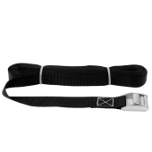 Rapid Marine SC2503E-1-BK - 25mm Stainless Steel Cam Strap 1 m - Black
