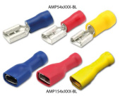Ripca AMP 6.3mm Fully Insulated Spade Connectors 0.5-6mm²
