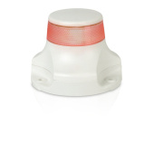 Hella marine 2LT 980 910-531 2 NM NaviLED 360 PRO - All Round Red Navigation Lamps, Surface Mount - White Base