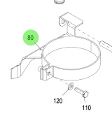 Steyr 2203759-0 - Oil Tank Bracket for Power Steering Pump on 4-Cylinder Marine Engines