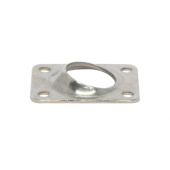 FNI Stainless Steel Pulpit Socket with Rectangular 60° Base, Ø22–25 mm
